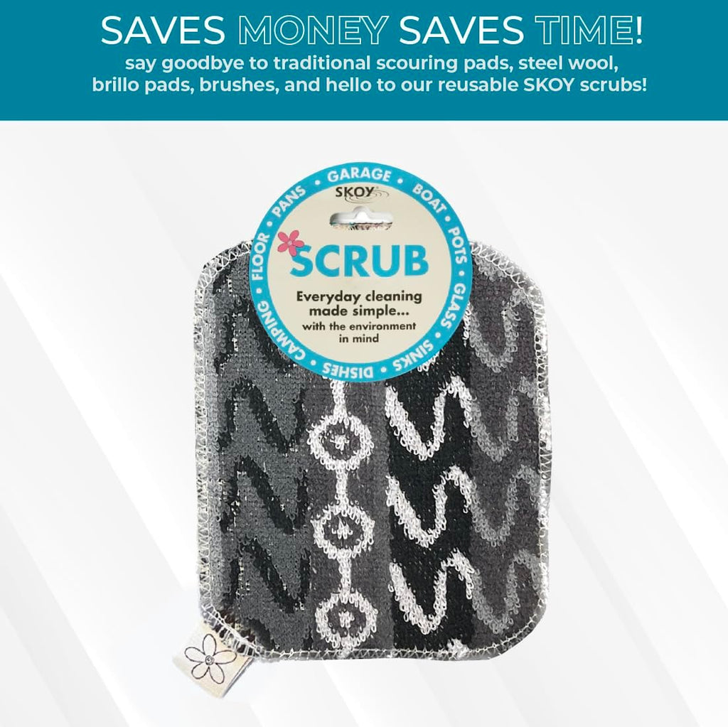 Skoy Scrub - Eco-Friendly Reusable Kitchen Scrub (Monochromatic