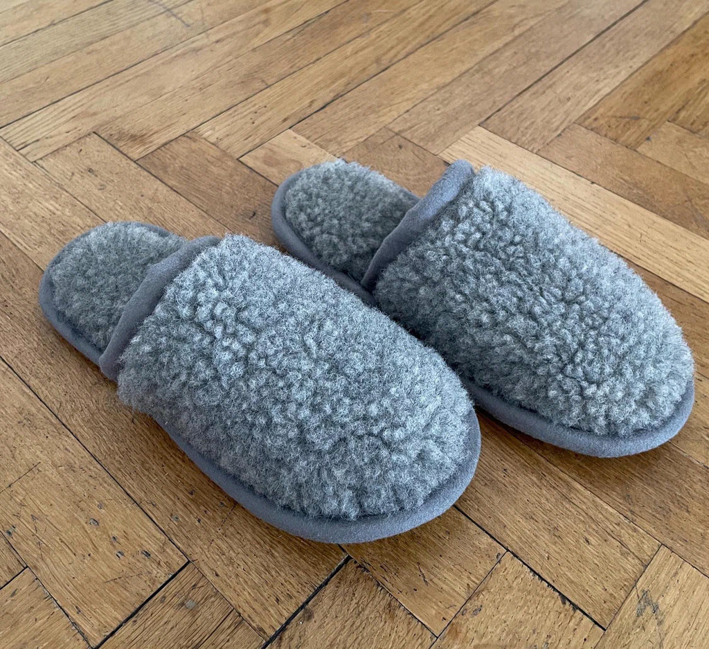Merino Wool Slippers: Eco-Friendly Non-Slip Indoor Shoes