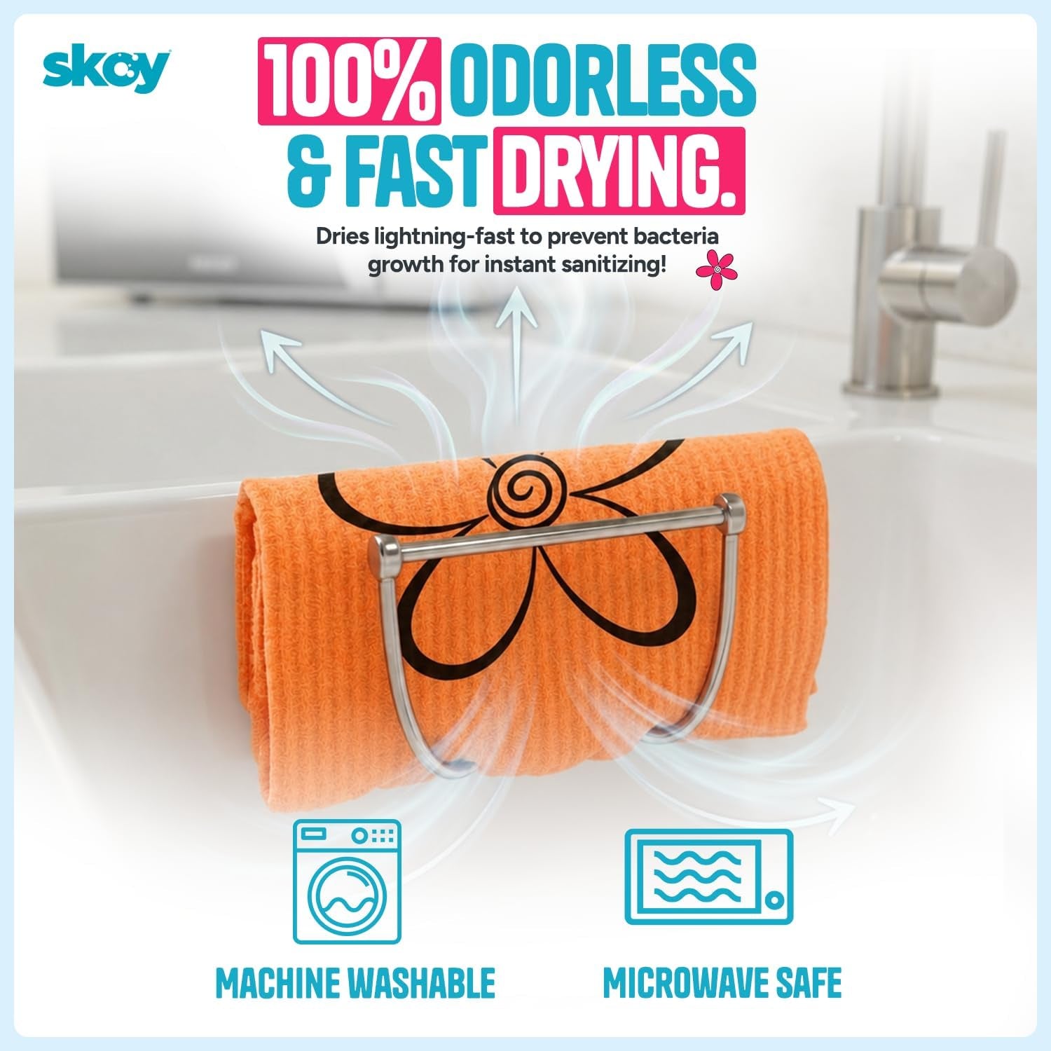 Swedish Dishcloths, 8 Pack Wholesale, Kitchen Sink Sponge, Dish Cloths for Washing Dishes, Multipurpose Cleaner, Assorted