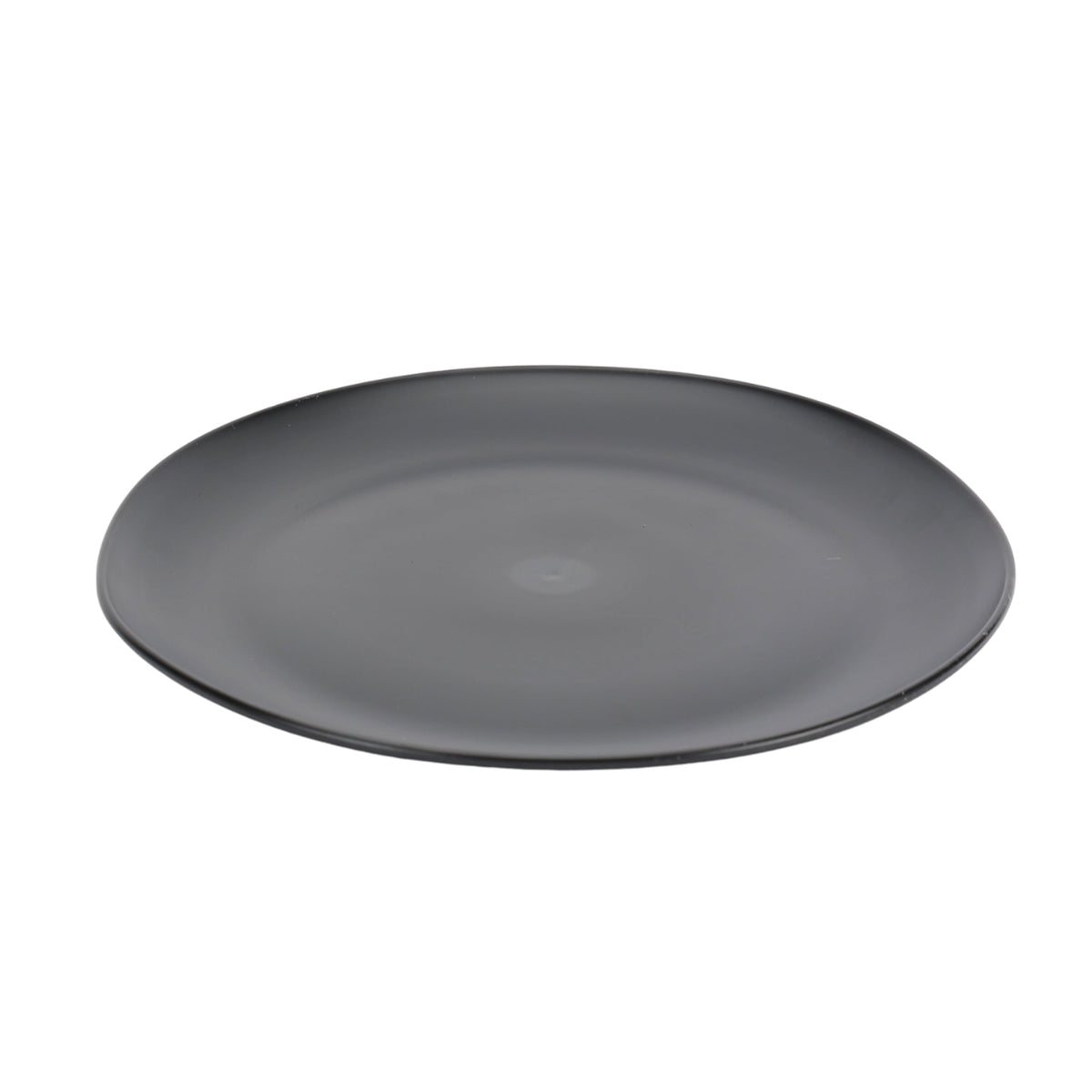 Black 12-Piece Eco-Friendly Recycled Plastic Dinnerware Set