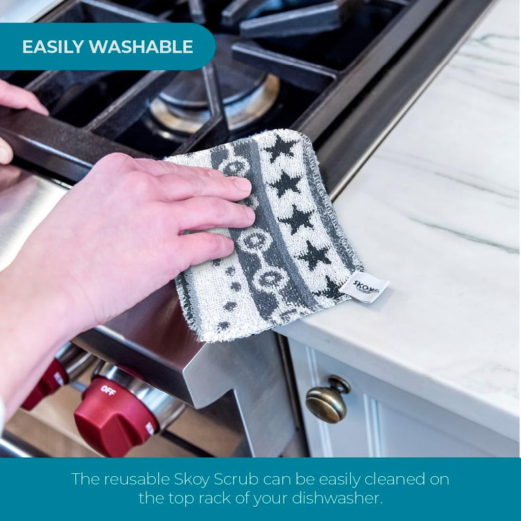 Skoy Scrub - Eco-Friendly Reusable Kitchen Scrub (Monochromatic