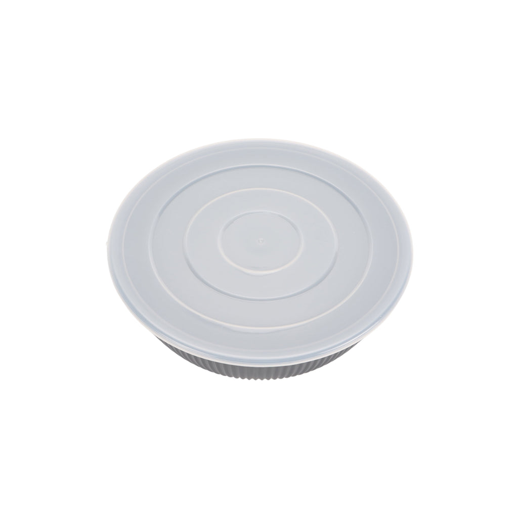 - Black 4-Piece Eco-Friendly Recycled Plastic Serve Bowl Set