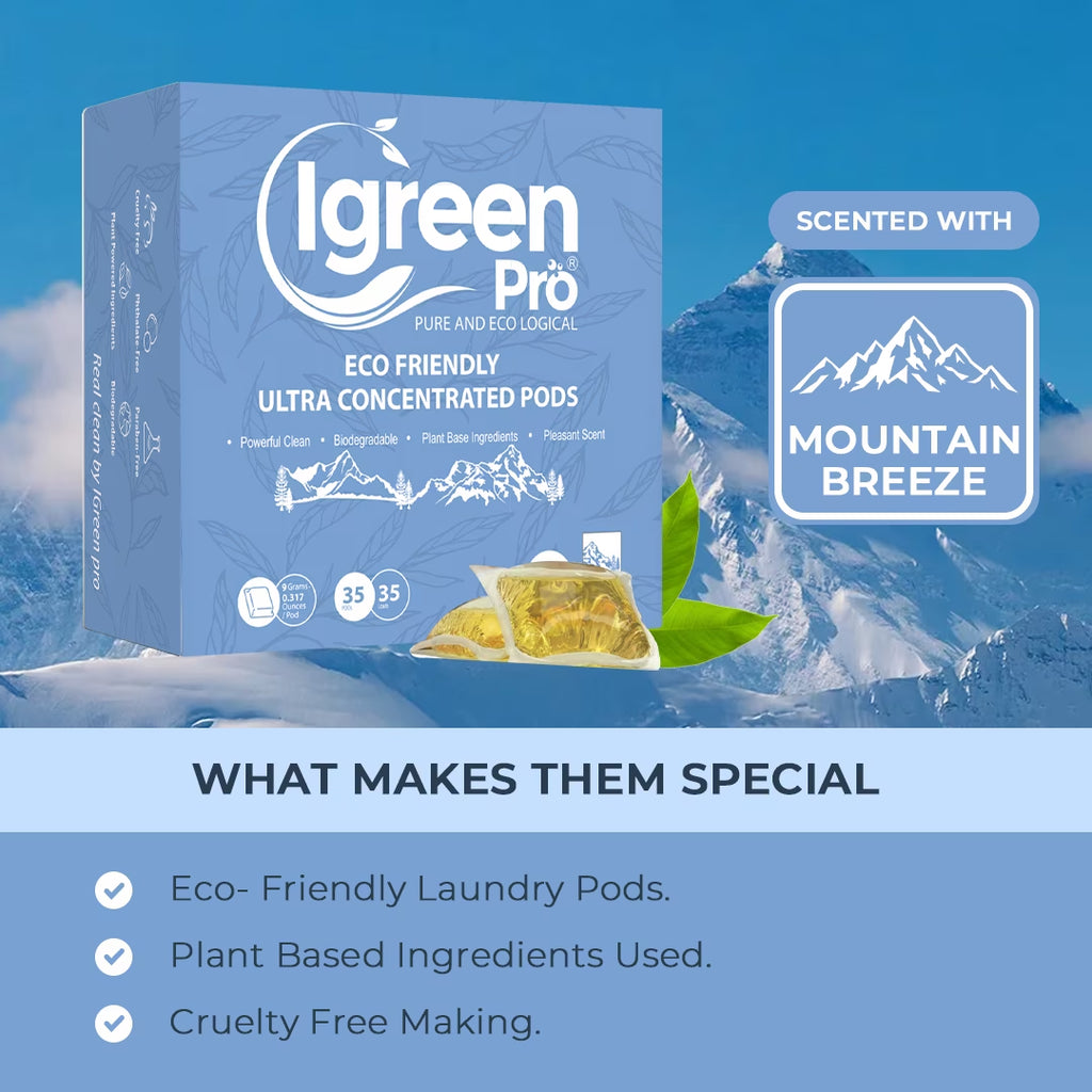 Eco Friendly Ultra Concentrated Liquid Laundry Detergent in Pods