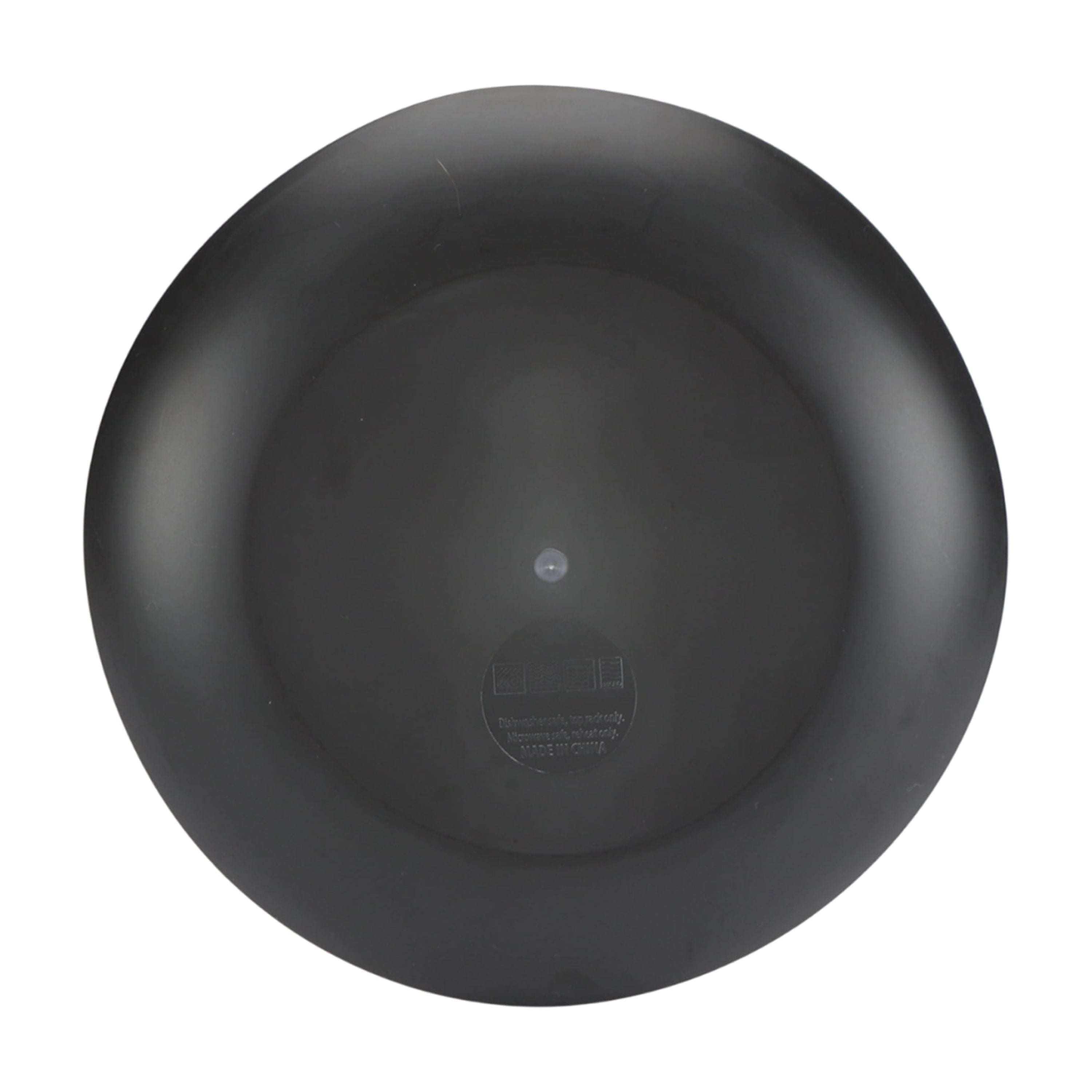 Black 12-Piece Eco-Friendly Recycled Plastic Dinnerware Set