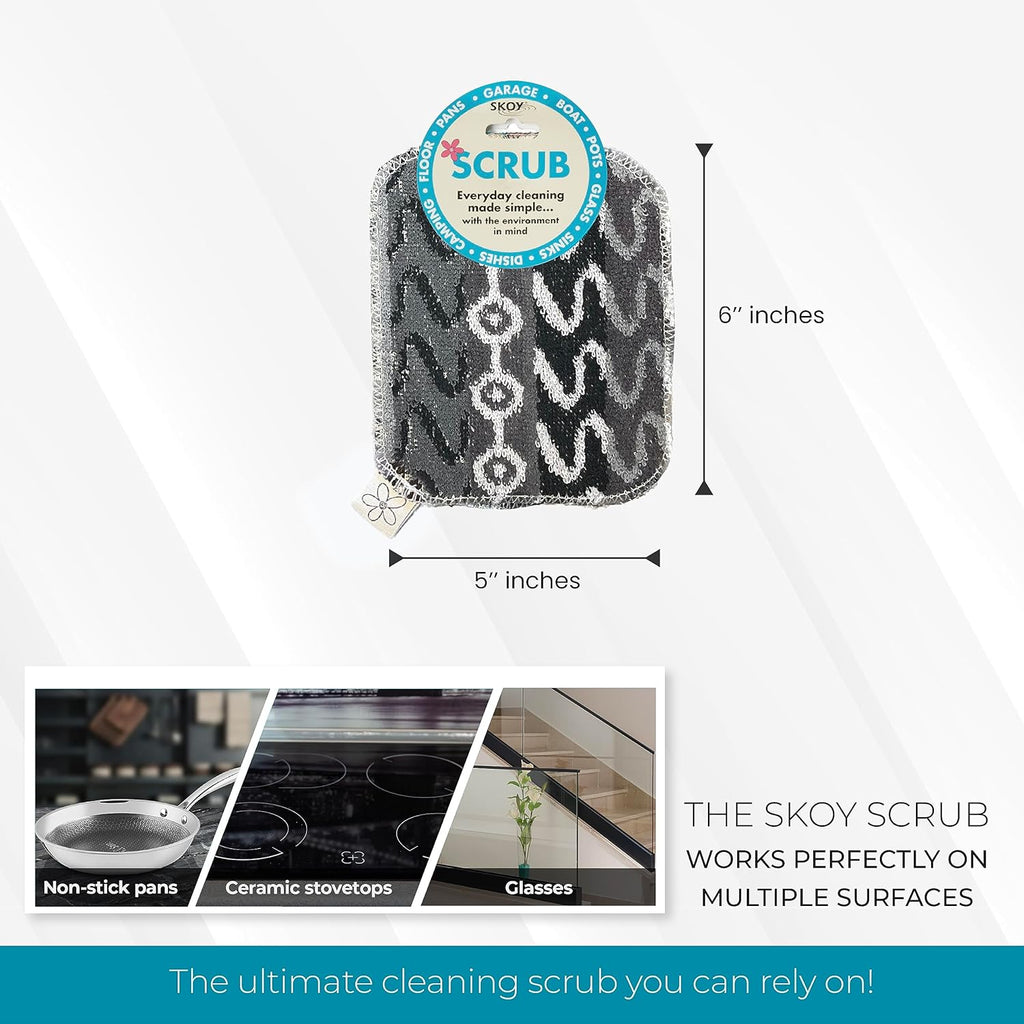 Skoy Scrub - Eco-Friendly Reusable Kitchen Scrub (Monochromatic