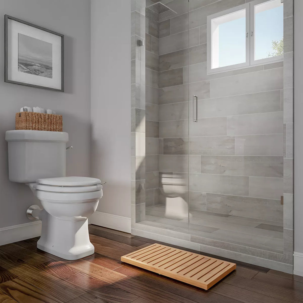 Hastings Home Eco-Friendly Bamboo room Mat with Non-Slip Design